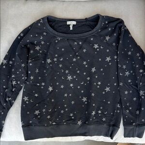 Joie XXS navy star and moon pullover sweater
